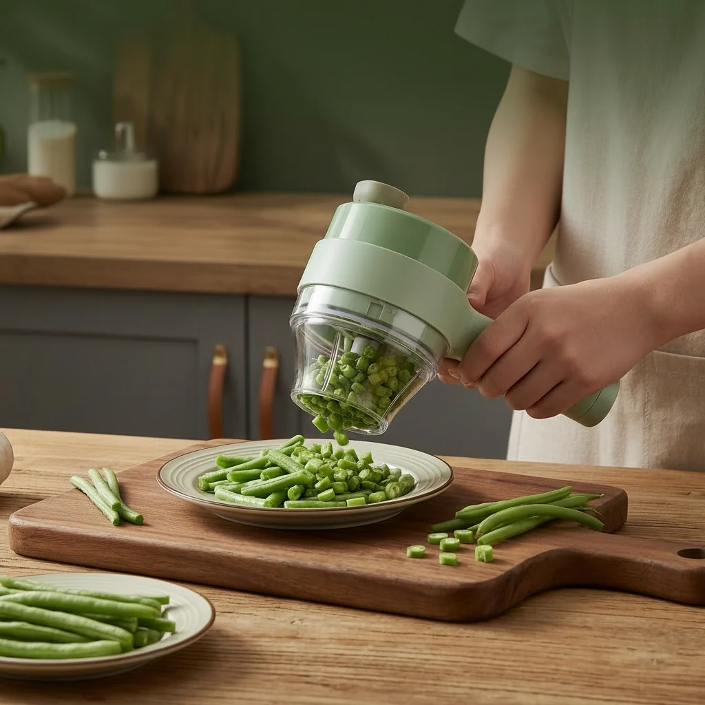 Vegetable Chopper Manual Handheld Easy Use Kitchen Tool - Image 4